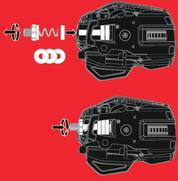 MAD CATZ R.A.T. 8 ADV Highly Customizable Optical Corded Gaming Mouse - Fig3