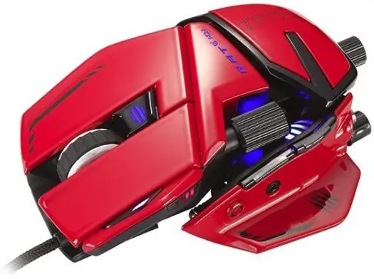 MAD CATZ R.A.T. 8 ADV Highly Customizable Optical Corded Gaming Mouse