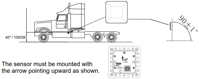 Installing the Radar Sensor
