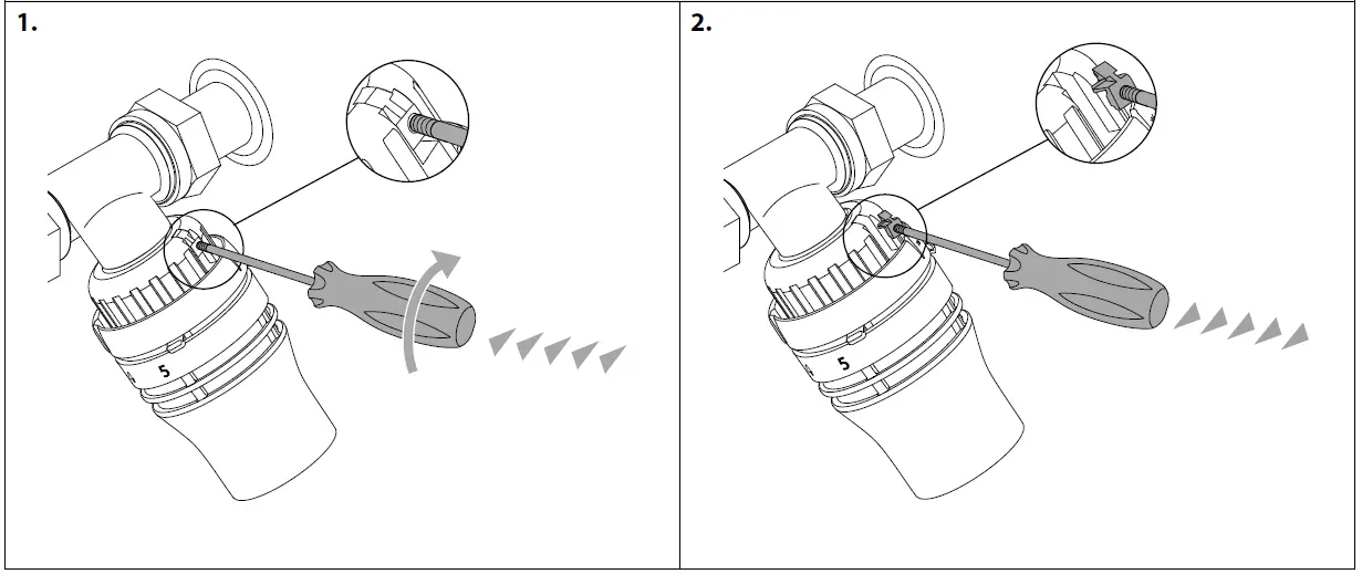 Danfoss 015G3398 Redia RA click Thermostatic Sensors 10