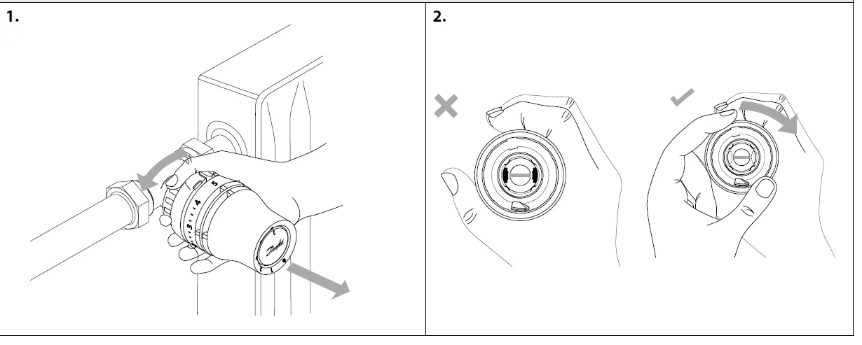 Danfoss 015G3398 Redia RA click Thermostatic Sensors 3