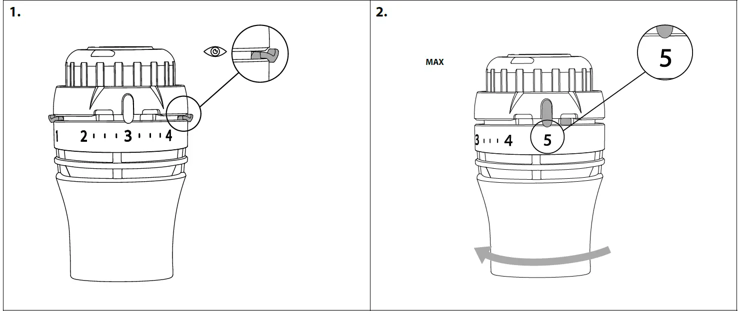 Danfoss 015G3398 Redia RA click Thermostatic Sensors 4