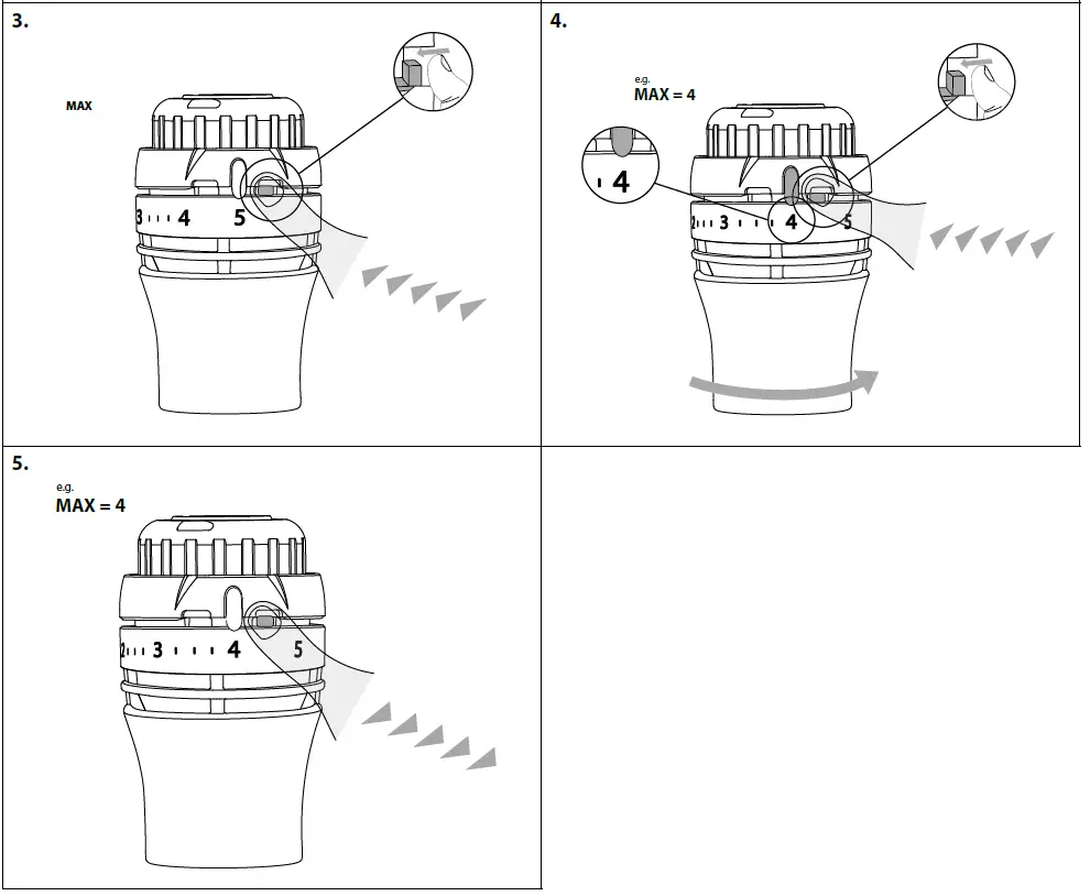 Danfoss 015G3398 Redia RA click Thermostatic Sensors 5