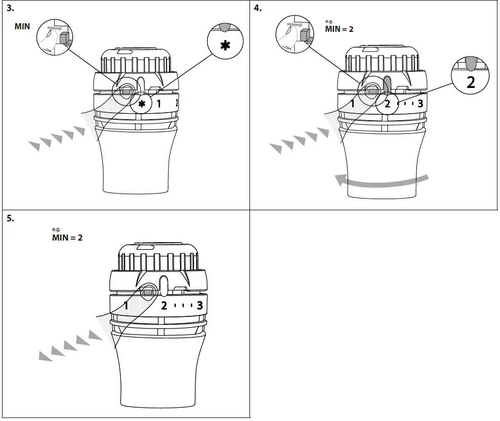 Danfoss 015G3398 Redia RA click Thermostatic Sensors 7