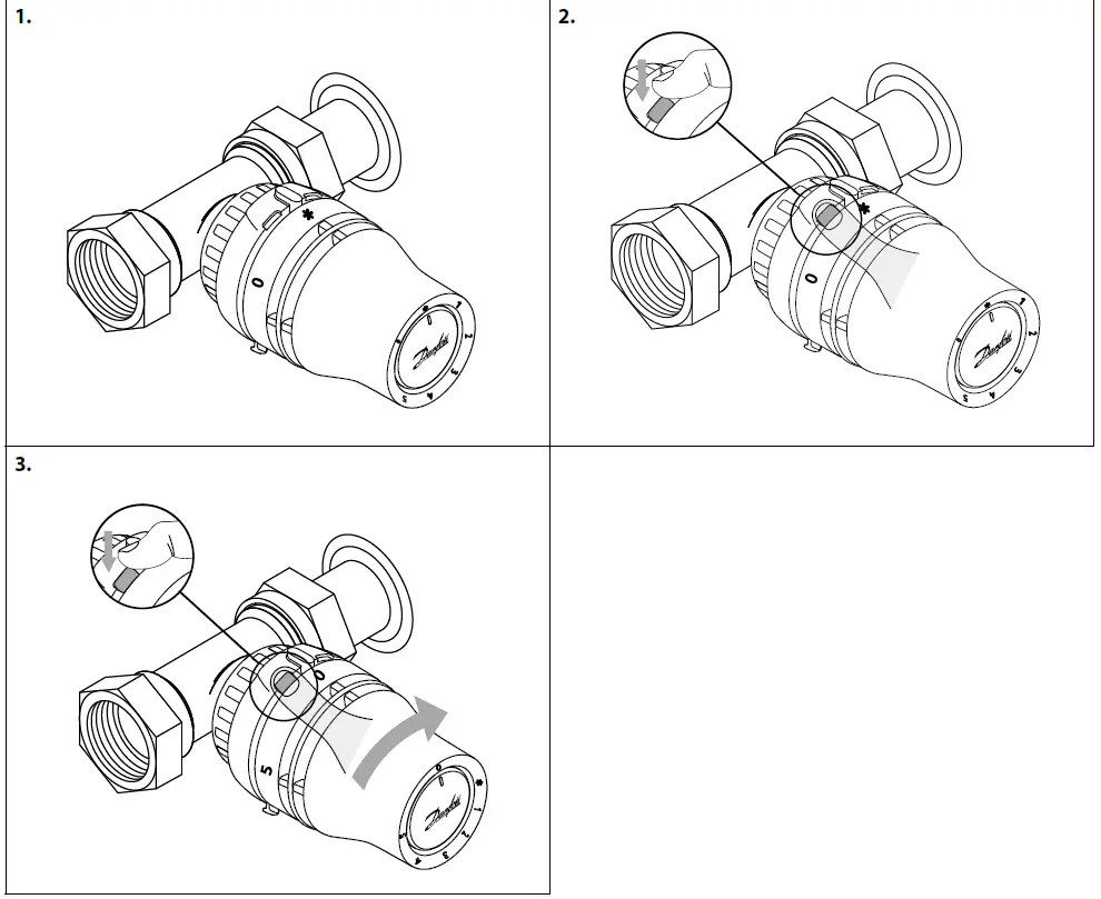 Danfoss 015G3398 Redia RA click Thermostatic Sensors 8