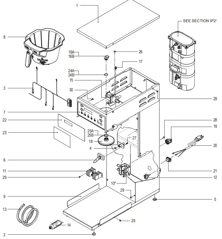Curtis TBS G3 Digital Iced Tea Brewing System - fig 23