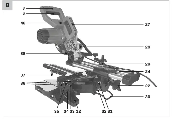 VONROC-MS501AC-Sliding-Mitre-Saw-2
