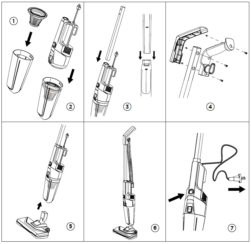 DURONIC-VC7-BVC7-RDVC8-BK-Upright-Vacuum-Cleaner-FIG-3