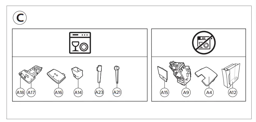 PHILIPS 800 Series Fully Automatic Espresso Machine - parts 2