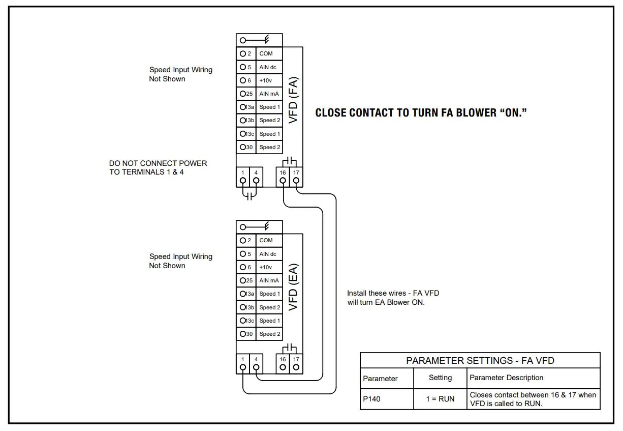 Alternate Control Wiring