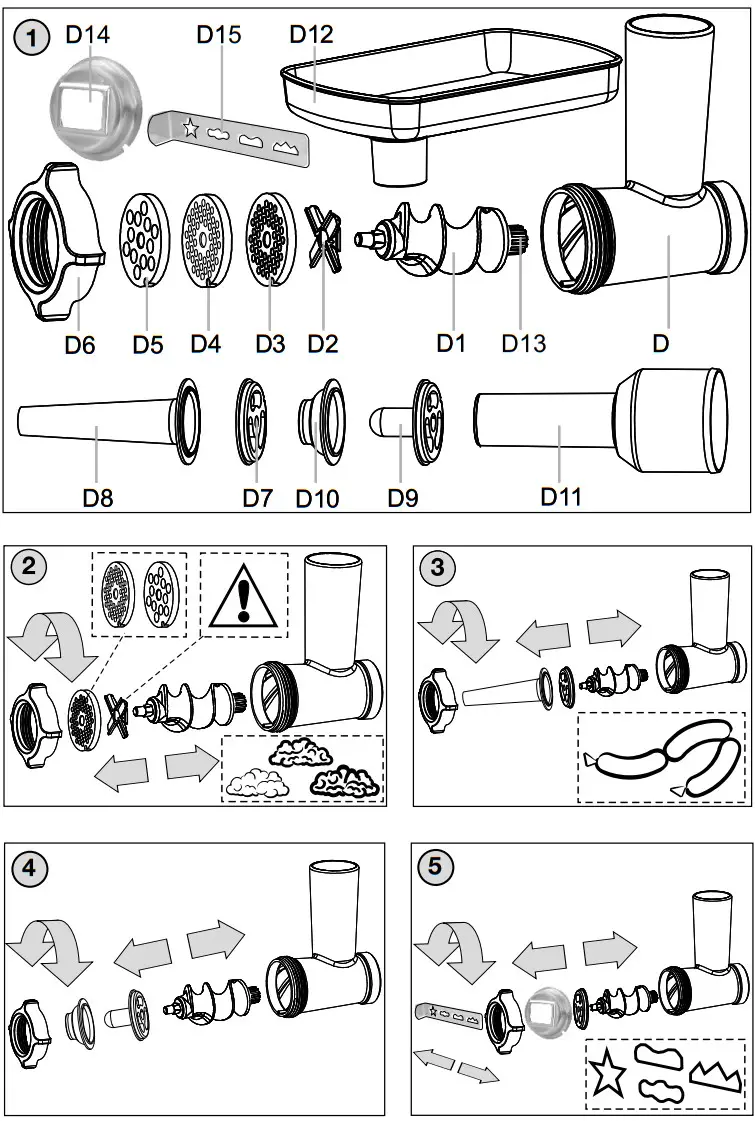 eta 002891000 Meat Grinder - Figure 1
