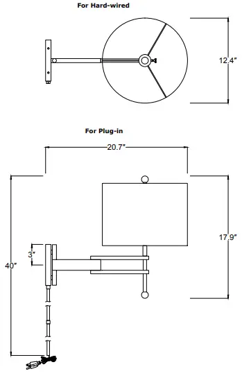 CRYSTORAMA-MAR-A8031-PN-Marshall-1-Light-Polished-Nickel-Sconce-FIG-1