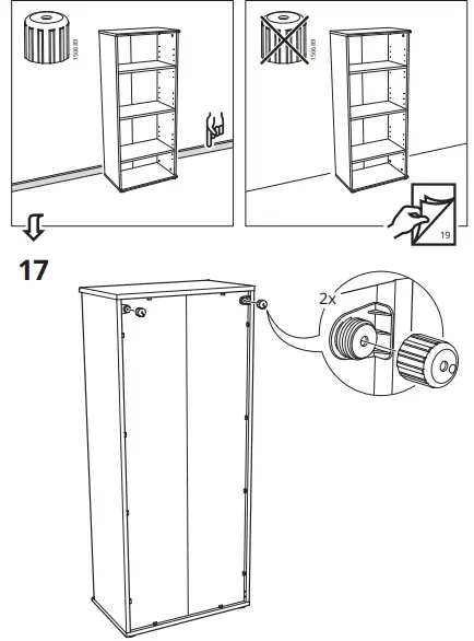 IKEA-405.035.46-SKRUVBY-Bookcase-Black-Blue-fig-14