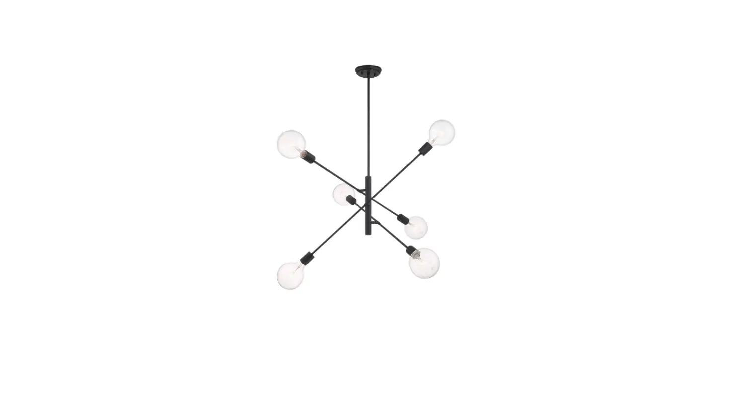 Acroma 8506az 6-light Modern Sputnik Chandelier Instruction Manual Acroma 8506az 6-light Modern Sputnik Chandelier Instruction Manual