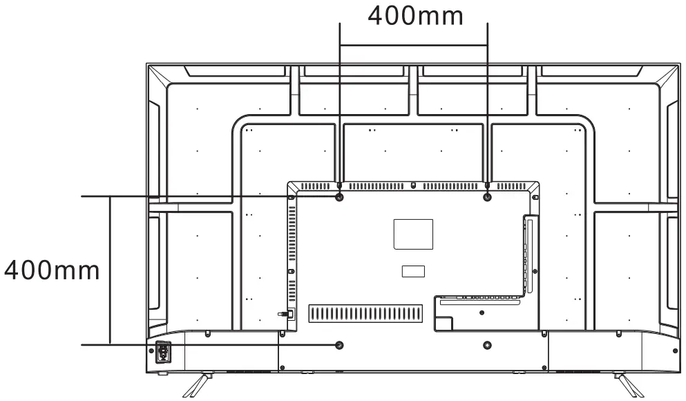 Continental CE TV65UQW1F2US 65 Inch UHD 4K Frameless Smart TV - Wall Mounting