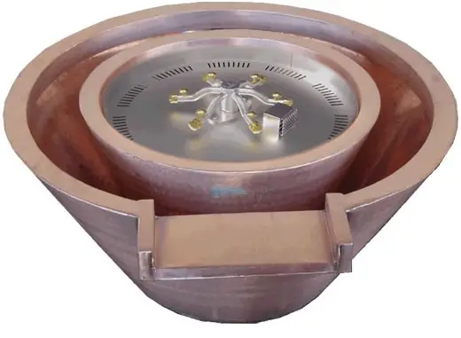 Bobe RSPPMFRA-28-LP Artisan Series Round Water Fire Bowls Extended Lip