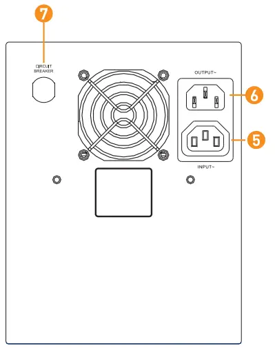 Tuncmatik 1500VA Uninterruptible Power Supply UPS - Front Panel 1