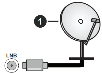 DAEWOO 43DM55UQP Android QLED LED TV - mount bracket 1