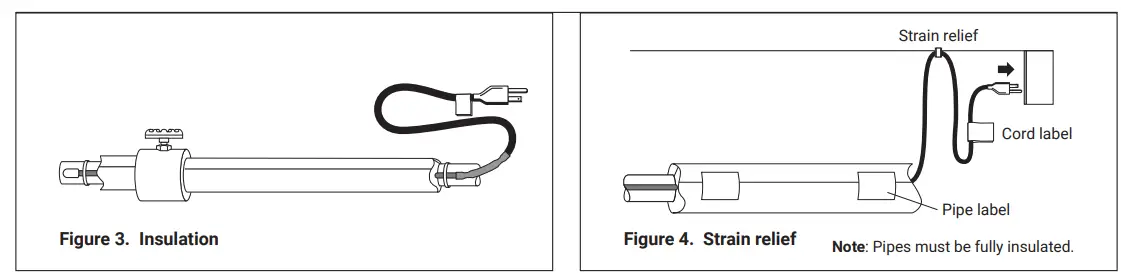 nVent RAYCHEM FrostGuard 120V Preassembled Electric Heating Cables - Metal Pipes2