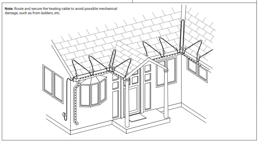 nVent RAYCHEM FrostGuard 120V Preassembled Electric Heating Cables - Roof