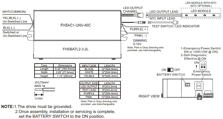 Mounting the LED Driver