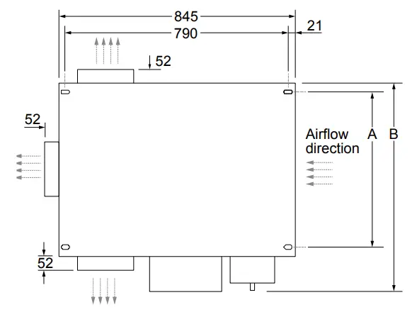 Product dimensions and performance data