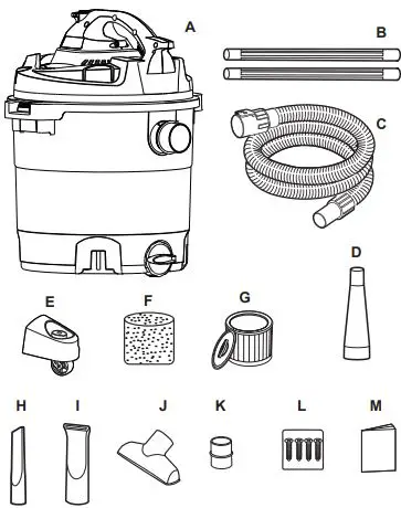 Vacmaster VBVA1010PF Wet-Dry Vacuum-fig1