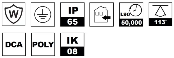 Ansell Z LED PLUS Low High Bay Pendant - Icon