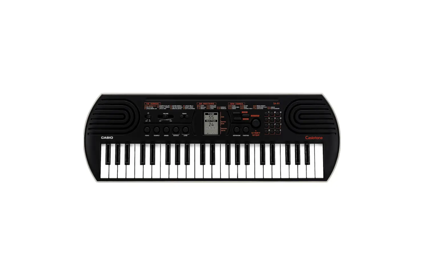 Casio Sa-81 Mini Portable Keyboard Piano User Guide