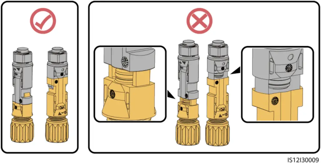 HUAWEI 100KTL-M2 - Installing DC Input Power Cables 2
