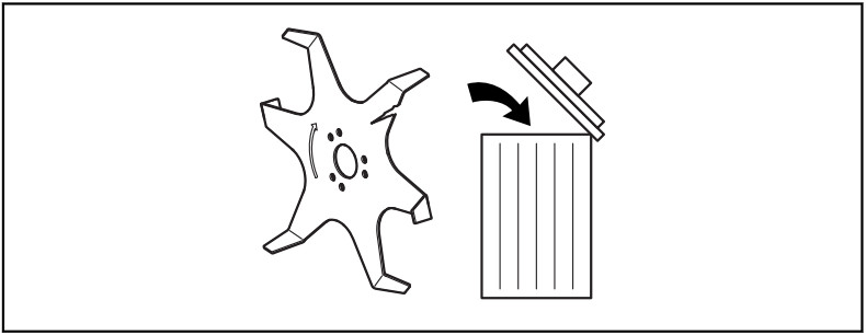 Husqvarna CA230 String Trimmer Cultivator Attachment - Safety 10