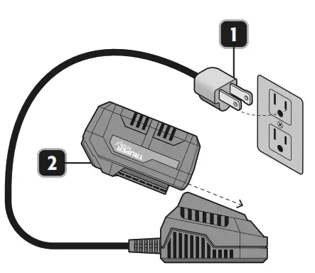 TRUPER INDUSTRIAL 102339 Cordless Blower - battery1