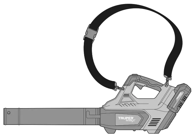 TRUPER INDUSTRIAL 102339 Cordless Blower - fblower