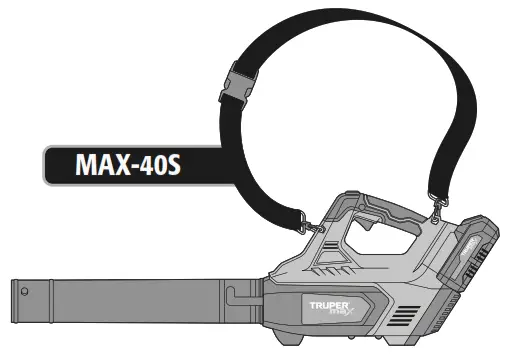 TRUPER INDUSTRIAL 102339 Cordless Blower - fig