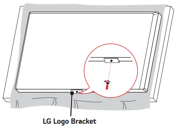 LG 22SM3G Digital Signage Monitor - LG Logo Bracket