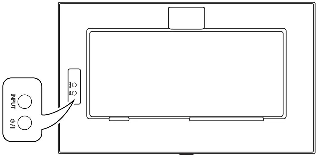 LG 22SM3G Digital Signage Monitor - Parts and Buttons