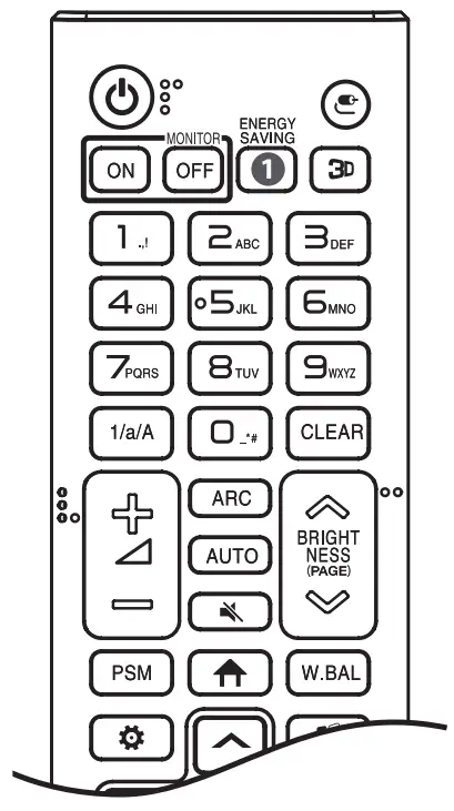 LG 22SM3G Digital Signage Monitor - REMOTE CONTROL 1