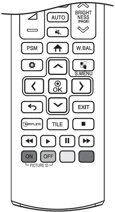 LG 22SM3G Digital Signage Monitor - REMOTE CONTROL 2