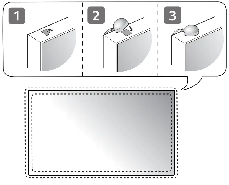 LG 22SM3G Digital Signage Monitor - allows a remote control