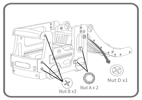 THE HOME DEPOT LMM292572E White Bus Freestanding Playset Structure Climber - PART3
