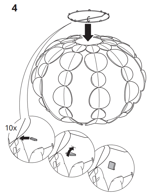 IKEA AA-2338809-2-2 PEKTOLIT Pendant Lamp Shade-fig6