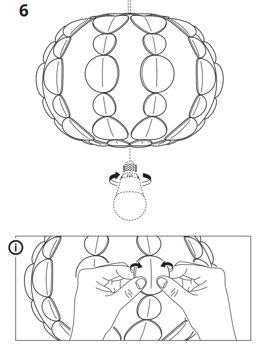 IKEA AA-2338809-2-2 PEKTOLIT Pendant Lamp Shade-fig8