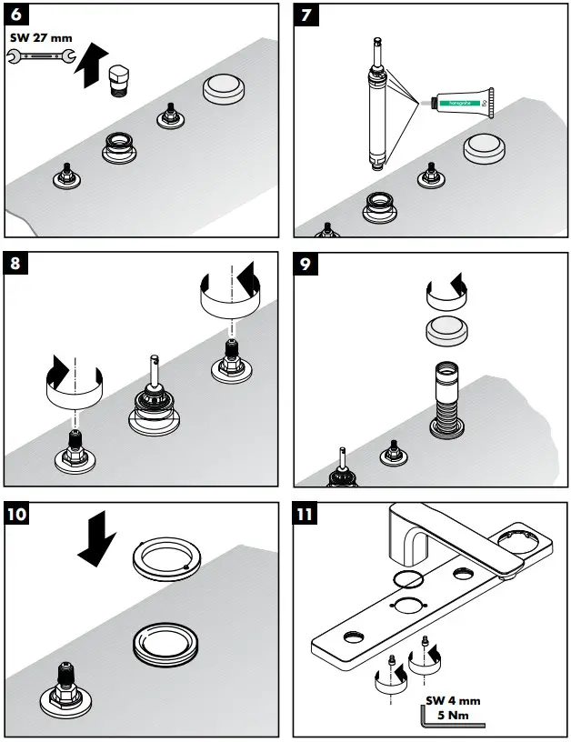 hansgrohe AXOR 11443000 Urquiola Bath Mixers - fig 2