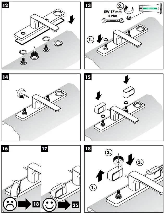 hansgrohe AXOR 11443000 Urquiola Bath Mixers - fig 3