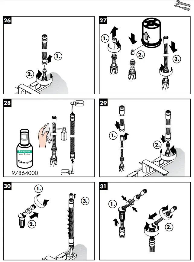 hansgrohe AXOR 11443000 Urquiola Bath Mixers - fig 5