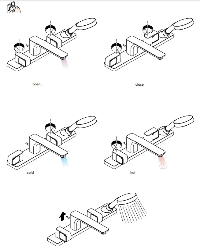 hansgrohe AXOR 11443000 Urquiola Bath Mixers - fig 8
