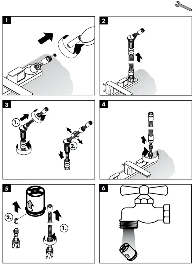 hansgrohe AXOR 11443000 Urquiola Bath Mixers - fig 9
