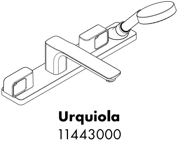 hansgrohe AXOR 11443000 Urquiola Bath Mixers