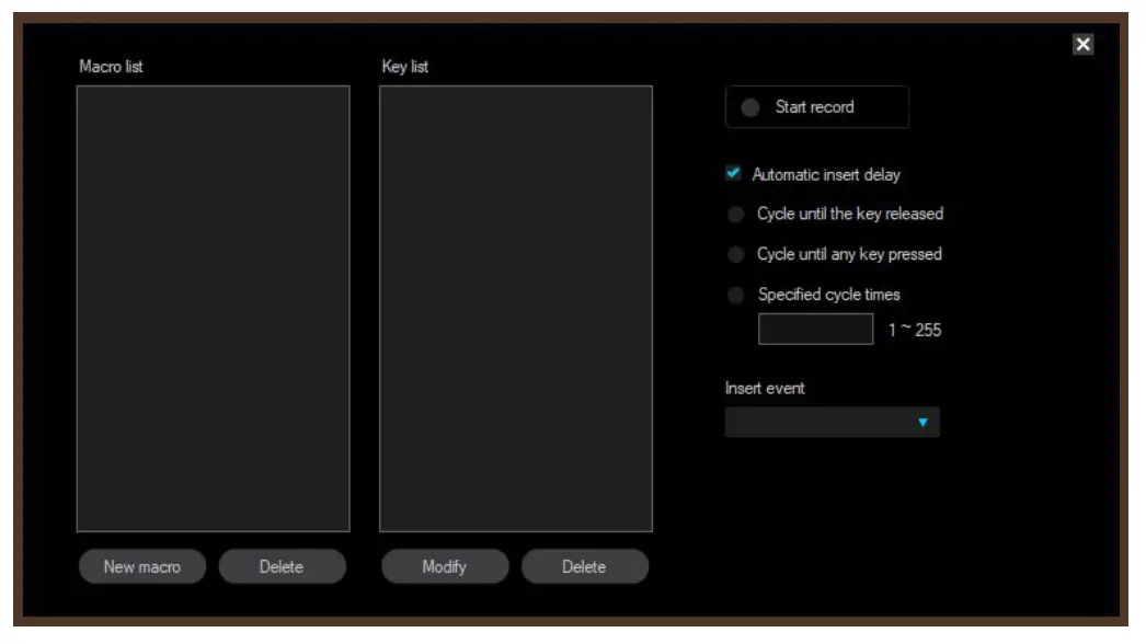 PRIMUS PMO-S202ML Star Wars the Mandalorian Mouse - Macro list