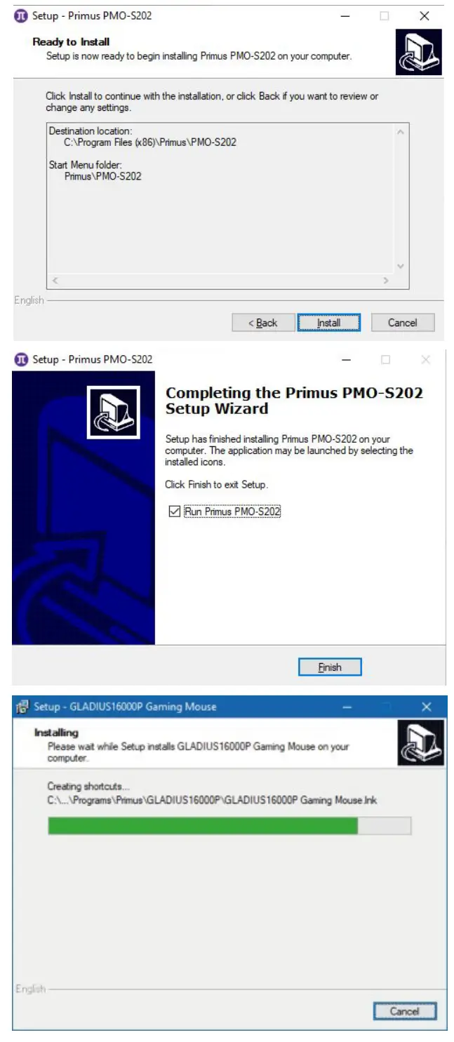 PRIMUS PMO-S202ML Star Wars the Mandalorian Mouse - install